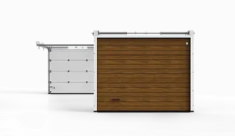 Секционные гаражные ворота серии Trend