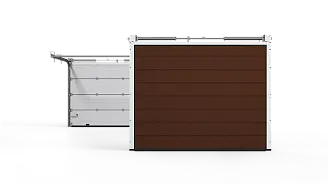 Секционные гаражные ворота серии Trend