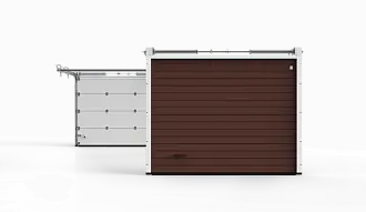 Секционные гаражные ворота серии Trend