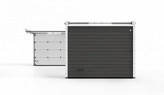Секционные гаражные ворота серии Trend