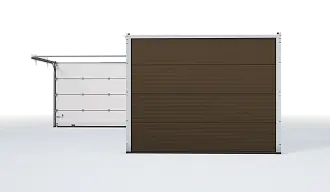 Секционные гаражные ворота серии Trend